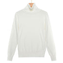 HLBCBG chic Otoño Invierno suéter grueso pulóveres mujer manga larga casual cálido básico cuello alto suéter mujer jerséis de punto top