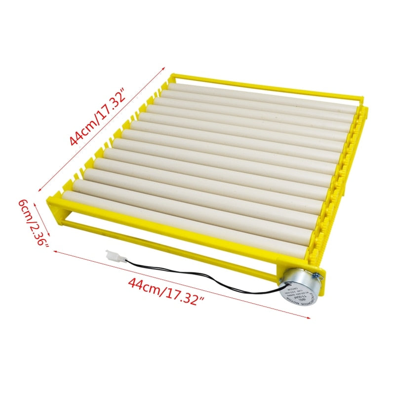 360-Grad-Automatik-Rotations-Eierwender-Rollenablage Eibrut-Inkubator-Farm-Inkubationswerkzeug Enten-Wachtel-Vogel-Geflügel-Zubehör