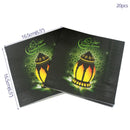 Ramadan Dekoration Eid Mubarak Einweggeschirr Pappteller Tasse Islamische Muslimische Party Eid al-Fitr Ramadan Mubarak Supplies