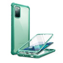 For Samsung Galaxy S20 FE 5G Case (2020) I-BLASON Ares Full-Body Rugged Clear Bumper Cover Case WITH Built-in Screen Protector