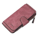 2022 Women Wallets Name Engrave Fashion Long Leather Top Quality Card Holder Classic Female Purse  Zipper  Wallet For Women