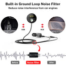 Deelife Bluetooth AUX Adapter in Car Handsfree Kit BT 5.0 Audio Receiver for Auto Phone Hands Free Carkit FM Transmitter