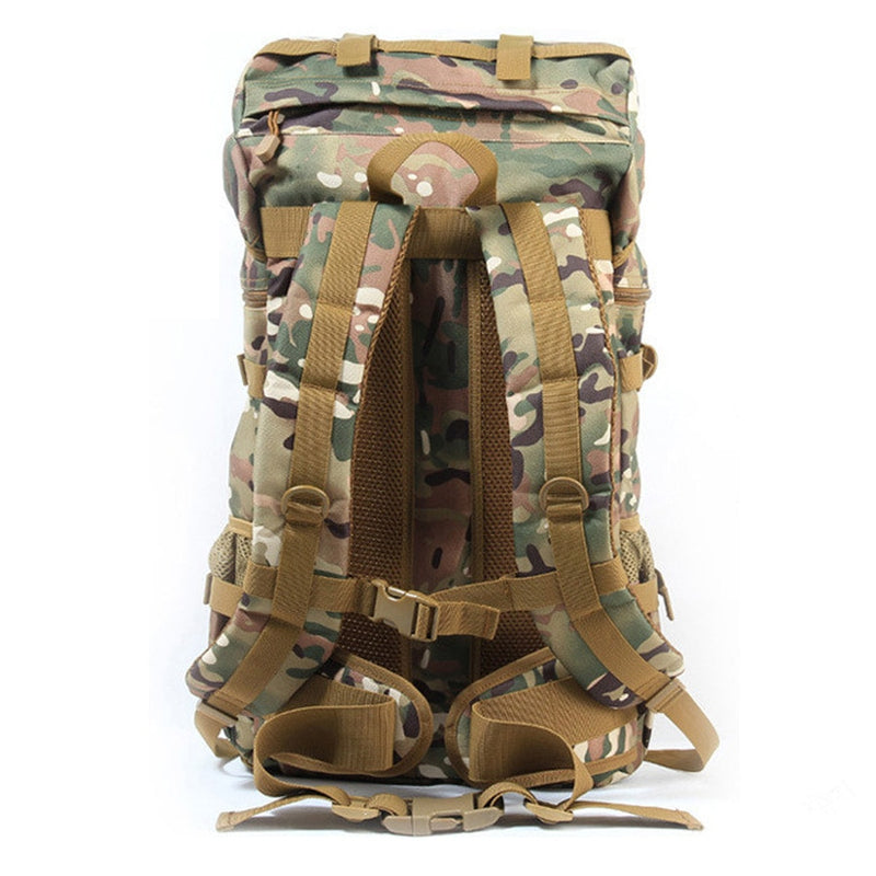Mochila táctica del ejército para hombre de gran capacidad de 50L, bolsas militares impermeables, mochila para escalar, senderismo, mochilas de viaje, mochila militar