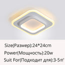 Moderne runde / quadratische Deckenleuchten LED-Lampen Geeignet für Gangleuchten Leuchten Lustres Lampadari dero