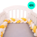 4M Baby Bett Stoßschutz Infant Wiege Kissen Kissen Zopf Knoten Stoßstange Krippe Stoßstange Tour De Lit Bebe Tresse Raumdekoration