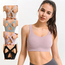 Nahtloser Sport-BH mit hoher Wirkung, Push-Up-Unterstützung, Tanktop, Übungs-BH für Frauen, Fitnessstudio, Sport-BHs, Yoga-Shirts, Crop Tops, Unterwäsche