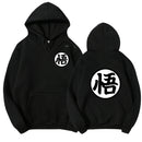 Neuester japanischer Anime Hoodie Cosplay Saiyan Son Harajuku Goku Tasche mit Kapuze Sweatshirts Hoodies Männer / Frauen