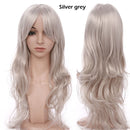 S-noilite Synthetic 28colors 22inch Loose Wave Perücken Halloween Cosplay Perücke Blau Rot Rosa Grau Lila Haarperücke Cosplay für Party