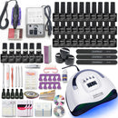 Maniküre-Set 120/114 W/54 W Nagellampe 20000 U/min Nagelbohrmaschine Erweiterungen Quick Building Gel Polish Set Soak Nail Art Kit