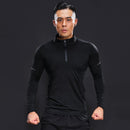 Bodybuilding Langarm Frühling Herbst Mann Kompression Fitness Running T-Shirts Schnell trocknend Sport T-Shirt Thight Brand Gym Bluse