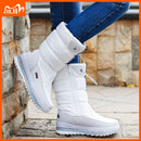 Winter-Plattform Damen Stiefel Kinder Gummi Anti-Rutsch-Schneestiefel Schuhe für Damen Wasserdichte warme Winterschuhe Botas