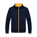 YOTEE, otoño e invierno, informal, de alta calidad, con cuello levantado, chaqueta con cremallera, logotipo personalizado, chaqueta para hombres y mujeres