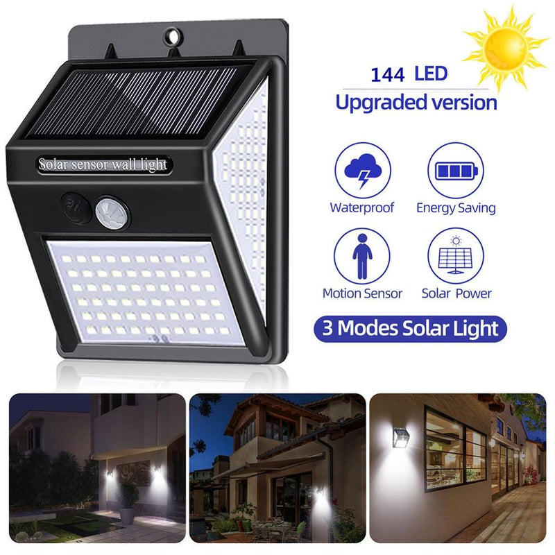 LED Solar Light Outdoor Solar Lamp Sensor Wall Light Waterproof Solar Powered Sunlight for Garden Decoration