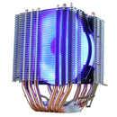 CPU-Kühler Hohe Qualität 6 Heatpipes Dual-Tower-Kühlung 9 cm RGB-Lüfter LED-Lüfterunterstützung 3 Lüfter 3-poliger CPU-Lüfter für AMD und Intel