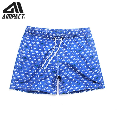 Tropischer Sommerurlaub Strand Schwimmen Kurze Badehose Schnelltrocknend Herren Schwimmen Strand Surf Shorts Lässige Mode Männliche Hybird Shorts