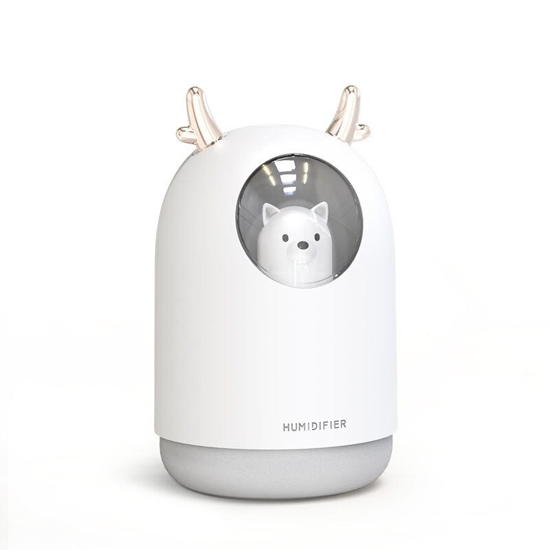 300 ML Mini Bär Luftbefeuchter USB Aromatherapie Aroma Ätherisches Öl Diffusor für Home Office Auto Cool Mist Maker LED Nachtlicht