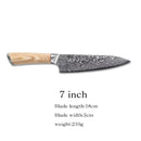67-lagiger Stahl V Gold 10 Damaskus Küchenmesser Koch Gyuto Santoku Cleaver Schälsteak Slicing Utility Boning Lachs