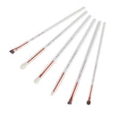 Jessup Make-up-Pinsel-Set Dropshipping Pearl-White-Rose-Gold Pinceaux Maquillage Cosmetic Tools Eyeshadow Powder Definer 6-25pcs