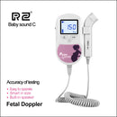 RZ Mini-Fetal-Doppler-Baby-Ultraschall-Sound-Herzschlag-Detektor-Monitor Pränatal mit Kopfhörer Fetal-Doppler-Stethoskop