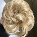 Tinashe Beauty Gummiband mit unordentlichem Haarknoten Scrunchy Chignon mit Gummiband Messi Haarteile Donut für Frauen Kinder