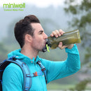 miniwell Survival Outdoor Camping &amp; Wandern Tragbare Wasserreinigung mit Beutel Gefiltertes Wasser für unterwegs