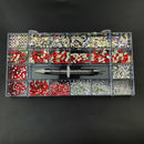 21 Grids Crystals Diamonds Nail Strasssteine ​​Set 3100pcs FlatBack Strasssteine ​​Kit funkelnde Nail Art mit 1 Stift für Dekorationen