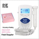 RZ Mini-Fetal-Doppler-Baby-Ultraschall-Sound-Herzschlag-Detektor-Monitor Pränatal mit Kopfhörer Fetal-Doppler-Stethoskop