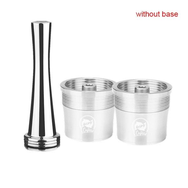 ICAfilas Wiederverwendbares Illy Kaffeefilter-Tamper-Set aus Edelstahl, nachfüllbare Kapseln, Pod-Tamper für Illy X9 X8 X7.1 Y5 Y3 Y1.1