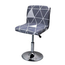 Stretch-Barhocker mit niedriger Rückenlehne und Spandex-Sitzbezug Esszimmerstuhlbezug Barstuhl-Sitzbezug Bürositzbezug