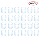 24Pcs Table Chair Leg Mat Rubber Caps Floor Protectors Cover Pads Furniture Foot Chair Leg Tips End Caps Covers Floor Protectors