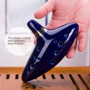 Ocarina cerámica leyenda de 12 agujeros cerámica Alto C Ocarina flauta azul inspirado tiempo instrumento Musical para accesorios para principiantes