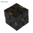 Aluminum Alloy Infinity Cube Fidget Cube Toy for Children Fidget Finger Anti Stress Killing Time Fidget Toys Infinite Cube