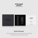 Power Ionics para hombre negro/azul/rojo fibra de carbono 100% pulsera de terapia magnética de titanio puro mejora la circulación sanguínea