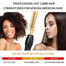 2 in 1 Hot Comb Glätteisen für Perücken Glättbürste Elektrische Glätteisen Haarglätter Bürste Lockenwickler Styling-Werkzeuge
