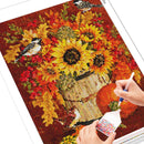 EverShine 5D-Diamant-Gemälde, voll quadratisch, Halloween-Diamant-Stickerei, Kürbis-Strasssteine, Kreuzstich-Kits, Hobby-Geschenk