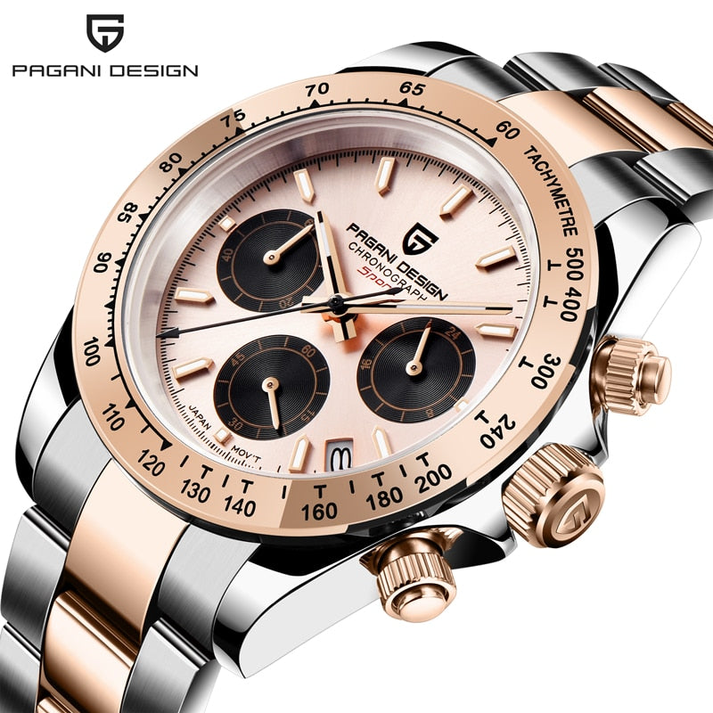 2020 New PAGANI DESIGN Brand Luxury Watches For Men Quartz Wristwatch Men Chronograph Automatic Watch Date Men Relogio Masculino