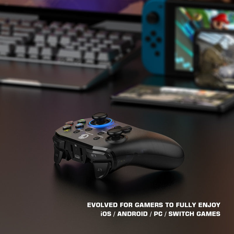 GameSir T4 Pro Bluetooth Game Controller 2.4G Wireless Gamepad gilt für Nintendo Switch Apple Arcade MFi Games Android Phone