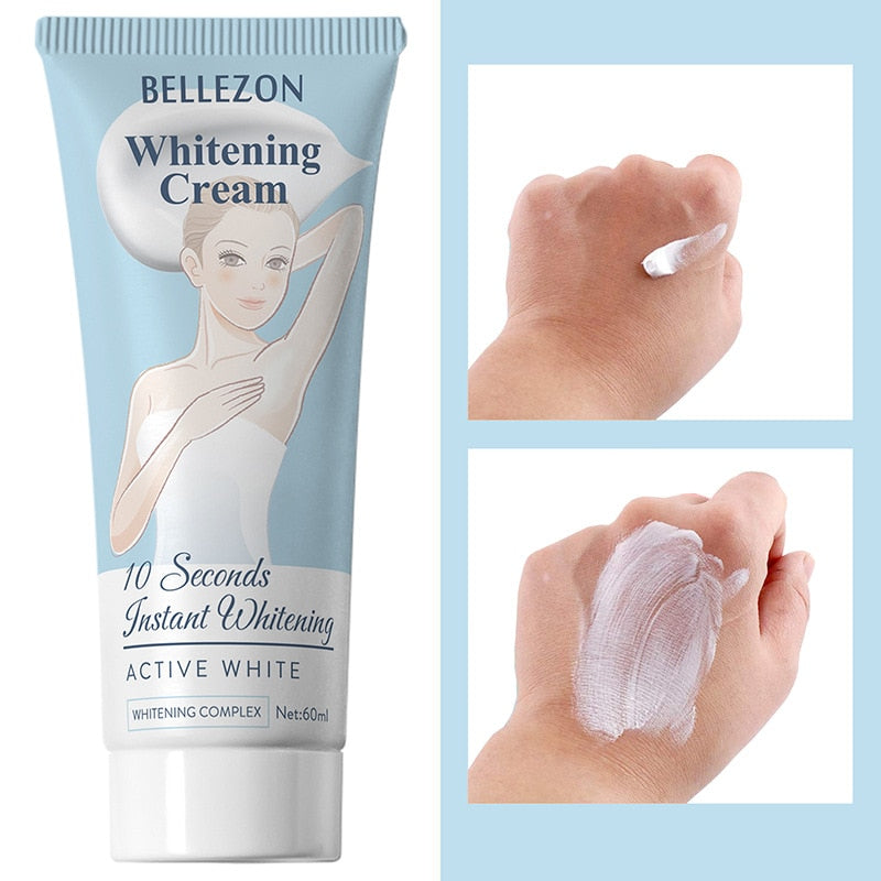 Bellezon 60ml crema hidratante nutritiva crema de reparación de axilas privada blanqueamiento cuidado de la piel del cuerpo
