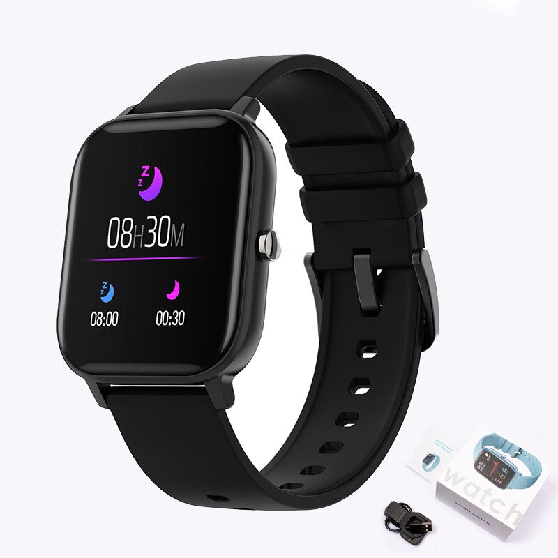 LIGE New P8 Ladies Smart Watch Fashion sports Full screen touch Heart rate Blood pressure Monitoring waterproof watch for xiaomi