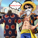 Anime ONE PIECE Monkey D Ruffy Cosplay Kostüme Sunflower Shirt Top Halloween Limited