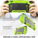 Für Nintendo Switch Case MUMBA Series Blade TPU Grip Schutzhülle Dockable Case Kompatibel mit Konsole &amp; Joy-Con Controller