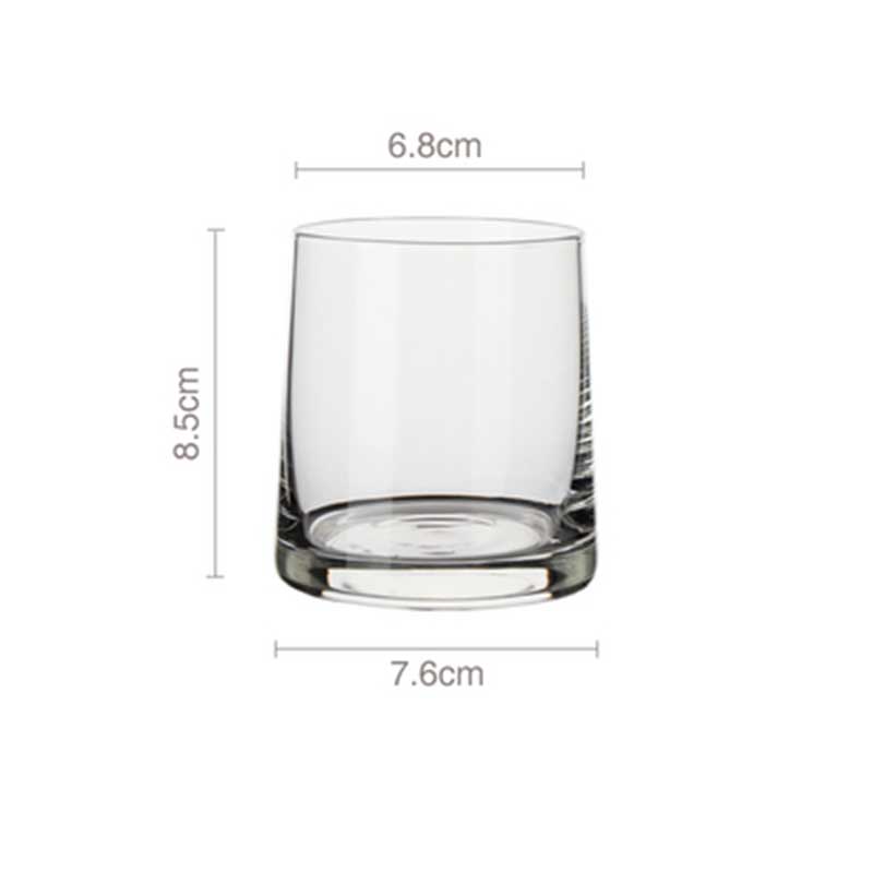 Transparent Japanese Whiskey Glass Cup Crystal Wine Cocktail Brandy Glass Home Kitchen Drinking Glasses 260ml Creative Gifts
