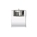 PEANDIM Hochzeit Mittelstücke Dekorationen Idee K9 Kristall Kerzenhalter Set mit 3 Teelichthalter Kerzenstränge 6cm 8cm 10cm