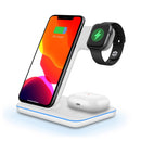 3 in 1 15W Fast Wireless Charger Dock Stand für iPhone 13 12 11 XS XR X 8 Apple Watch iWatch 7 6 Airpods Pro Qi Ladestation