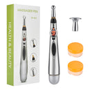 Pluma de acupuntura electrónica para masaje de cabeza y cuerpo, pluma de terapia para aliviar el dolor, meridiano seguro, adora el cuidado de la salud