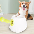 Dog Ball Automatic Tennis Launcher Pet Dogs Chase Toy Mini Tennis Throwing Pinball Machine Fun Interactive