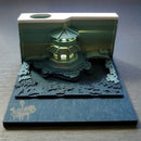 Omoshiroi-Block 3D-Notizblöcke, Neuheit, berühmtes Filmgebäude, Harry-Design, Neujahr, Weihnachtsgeschenk