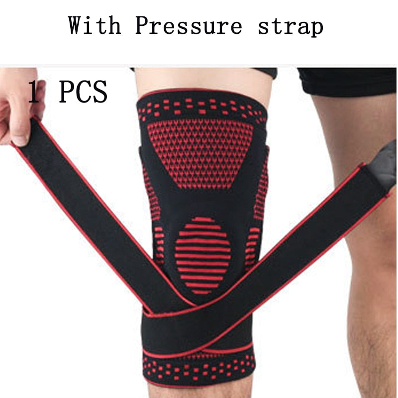 1 UNIDS Rodilleras Compresión Fitness Rodillera Correr Baloncesto Rodillera Soporte Deportes Brace Manga Voleibol Patella Protect Guard