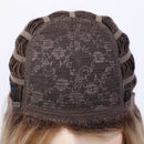 EASIHAIR Blonde Ombre Kurze Perücken Kunsthaarperücken für Frauen Natürliches Futura-Haar mit Pony Tägliche Perücken Hitzebeständig