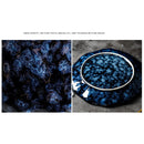 Platos y cuencos De cerámica para cena, platos azules, vajilla creativa japonesa Retro con horno cambiado, juego De vajilla, Platos De Cena